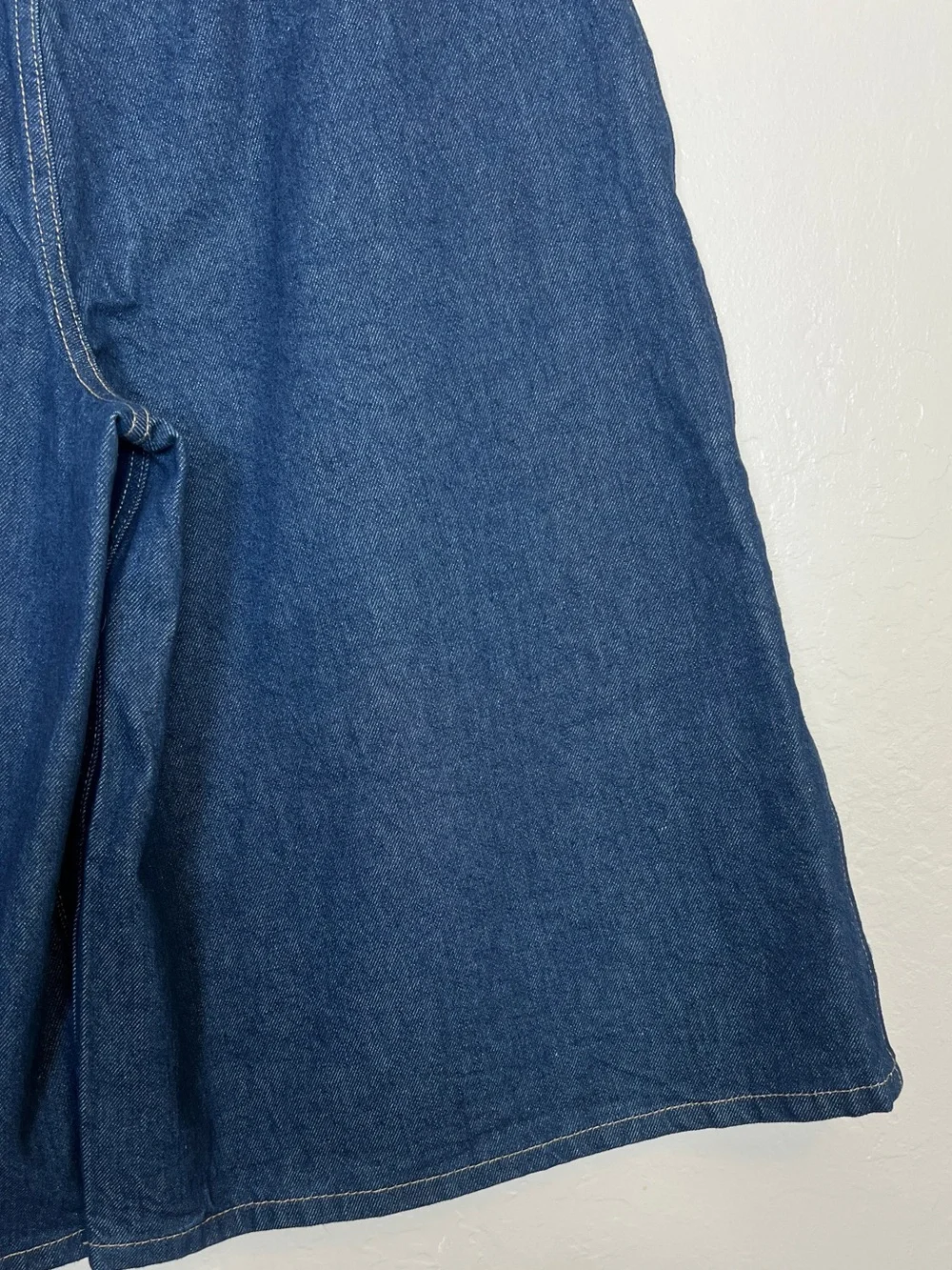 WE THE FREE PEOPLE Women’s Size 26 Curvy Dark Wash Antonia Crop Denim Culotte